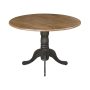 Unfinished Round Drop Leaf Dining Table - Image 1