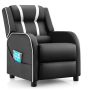 Kids Recliner Chair with Side Pockets and Footrest - Image 1