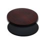 24 in. Round Table Top with Black or Mahogany Reversible Laminate Top - Image 1