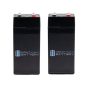 4 Volt 4.5 Ah SLA Replacement Battery for Leoch LP4-4.5 - 3 Pack - Image 1