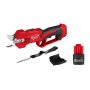M12 12V Cordless Lithium-Ion Brushless Pruner Shears with 2.5 Ah High Output Battery - Image 1