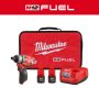 M12 FUEL 12V Lithium-Ion Brushless Cordless 1/4 in. Hex 2-Speed Screwdriver Kit W/(2) 2.0h Batteries & Bag - Image 1