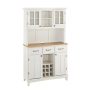White Buffet with Hutch - Image 1