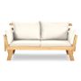 Adjustable Patio Convertible Sofa with Thick Cushion - Image 1