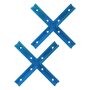 3 in. T-Track Intersection Kit For Universal T-Track, T-Track Accessories for Woodworking Jigs and Fixtures - Image 1