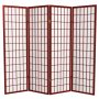 5 ft. White 4-Panel Room Divider - Image 1