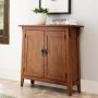 Russet Brown Mission Hall Stand - Image 1
