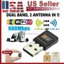 Lot 500 Mini Dual Band 600Mbps USB WiFi Wireless Adapter Network Card 2.4/5GHz - Image 1
