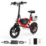 14" Folding Electric Bike 500W 36V 35 Miles Range 22MPH Commuter Ebike for Adult - Image 1