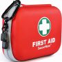 150 Pieces Mini First Aid Kit - Small Medical Kit with Hard Shell - Emergency - Image 1