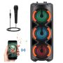 Loud Portable Bluetooth Speaker Dual Sub woofer Party Heavy Bass Sound System - Image 1