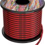 18 Awg Silicone Electrical Wire 2 Conductor Parallel Wire line 60ft, Black 30ft - Image 1
