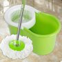 Easy Wring Spin Mop&Bucket System 2 Microfiber Mop Head Blue Green Purple - Image 1