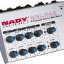 Nady MM-242 4 Stereo / 8 Mono Channel Mini Mixer with mono/stereo mode, ¼” - Image 1