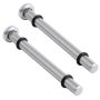 ATLAS 5.9 in. Silver Steel Shelf Bracket (2-Pack) - Image 1