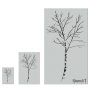 24 in. Birch Tree Stencil - Image 1
