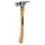 14 Oz. Titanium Smooth Face Hammer with 18 in. Curved Hickory Handle - Image 1