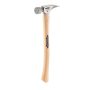 14 oz. Titanium Milled Face Hammer with 18 in. Curved Hickory Handle - Image 1