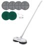 Commercial Cordless Electric Mop Up to 70-Minutes Powerful Battery, Electric Spin Mop with Dual Spinning Mop Heads - Image 1