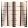 5 ft. White 4-Panel Room Divider - Image 1