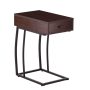 New Haven Walnut USB Port Side Table - Image 1