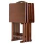 Alex19.06 in. Walnut 5-Piece Snack Table - Image 1