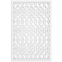 Azzaria 4 ft. x 32 in. White Vinyl Decorative Screen Panel - Image 1