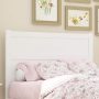 NoHo Brown Queen Solid Wood Headboard with USB Charger - Image 1