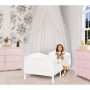White Baby Rose 3-in-1 Toddler Bed - Image 1