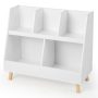 5-Cube Kids Bookshelf and Toy Organizer with Anti-Tipping Kits - Image 1