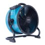 X-39AR 1/4 HP 2 1 00 CFM Variable Speed Sealed Motor Industrial Axial Air Mover Blower Fan with Power Outlets in Blue - Image 1