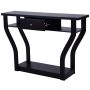 Console Hall Table with Storage Drawer and Shelf - Image 1
