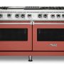 Viking - 5-Series Dual Fuel Self-Clean 60"W Sealed Burner Range - Spiced Cider - Image 1