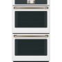 Café - 30" Smart Built-In Double Electric Convection Wall Oven with Air Fry and Precision Cooking Modes - Matte White - Image 1