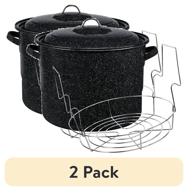 2-pack-Granite-Ware-Enamel-on-Steel-21-5-Quart-Water-Bath-Canner-with-lid-Jar-Rack-Speckled-Black_0088b7d9-9985-4adc-b055-29e2b4e0a040.fe9e6b24122bfbac03572eb40de650b0.jpg