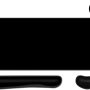 MIBITRI Keyboard Mouse Pad Set, Extended Gaming Mouse Pad+Ergonomics Keyboard Wrist Rest Support, Memory Foam, Easy Typing Pain Relief, 4Pcs XXL Ultra Thick Desk Mat, Black - Image 1