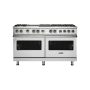 Viking - 5-Series Dual Fuel Self-Clean 60"W Sealed Burner Range - Stainless Steel - Image 1