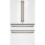 Café - 36 in. Wide 23.2 Cu. Ft. 4-Door French Door Counter-Depth Smart Refrigerator with Dual Dispense AutoFill Pitcher - Matte White - Image 1