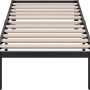 ZIYOO Twin Bed Frames, 3" Wide Wood Slats with 2500 lbs Support for Mattress, 16 Inch High, No Box Spring Needed, Noise Free, Non-Slip, Easy Assembly - Image 1