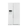 Amana - 34 in. Wide 21.4 cu. ft. Side-by-Side Refrigerator - White - Image 1