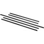 GE - 30" Slide-In Range Filler Kit - Black - Image 1