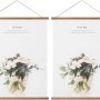 Miaowater 2 Pack Magnetic Poster Frame Hanger,8x10 8x12 8x18 Light Wood Wooden Magnet Frames Hangers for Photo Picture Art Canvas Print Artwork Wall Hanging Black 8'' - Image 1
