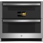 GE Profile - 30" Built-In Double Electric Convection Wall Oven with WiFi - Stainless Steel - Image 1
