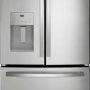 GE - 36 in. Wide 25.6 Cu. Ft. French Door Refrigerator with Space-Saving Ice Maker - Stainless Steel - Image 1