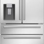 Bertazzoni - 36 in. Wide 21 cu. Ft. 2 Bottom-Freezer French Door Refrigerator with no-fingerprint treatment door finish - Stainless Steel - Image 1