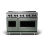 Viking - 48 in. Wide 6 Elements 5 Series Freestanding Electric Induction Range - Eucalyptus - Image 1