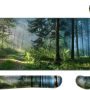 MIBITRI Keyboard Mouse Pad Set, Extended Gaming Mouse Pad+Ergonomics Keyboard Wrist Rest Support, Memory Foam, Easy Typing Pain Relief, 4Pcs XXL Ultra Thick Desk Mat, Black - Image 1