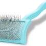 Chris Christensen Big G Dog Slicker Brush for Dogs (Goldendoodles, Labradoodles, Poodles), Groom Like a Professional, Fluff Detangle Style, Saves Time Energy, Coral, Large - Image 1