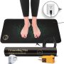Earth and Moon Grounding Mat for Bed 24x35in - Full Body Grounding Pad and Mattress Cover for Pain, Inflammation and Restful Sleep, Includes 15 Feet Cord and Outlet Tester for Safe Use - Image 1