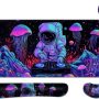 Desk Mat, Large Gaming Mouse Pad with Wrist Rest, 4 in1 XXL Mouse pad+Keyboard Wrist Rest+Mouse Pad Wrist Support+Cup Coaster Set, Ergonomic Desk Pad for Home Office,Spaceman - Image 1